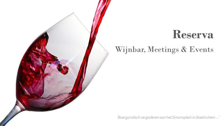 Op zoek naar een originele vergaderlocatie Doetinchem? Jouw meeting in je eigen wijnbar?